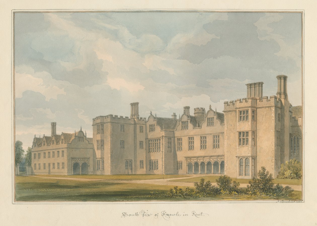 Kent - Knowle, 1811dani af John Buckler