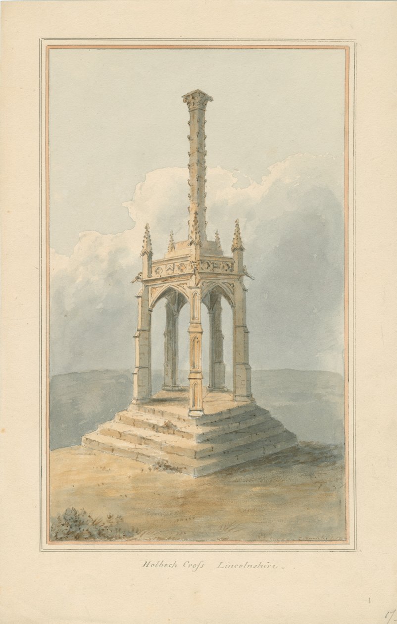 Lincolnshire - Holbeach Cross, [1824] dani af John Buckler