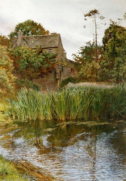 En efterårshave af John Byam Liston Shaw