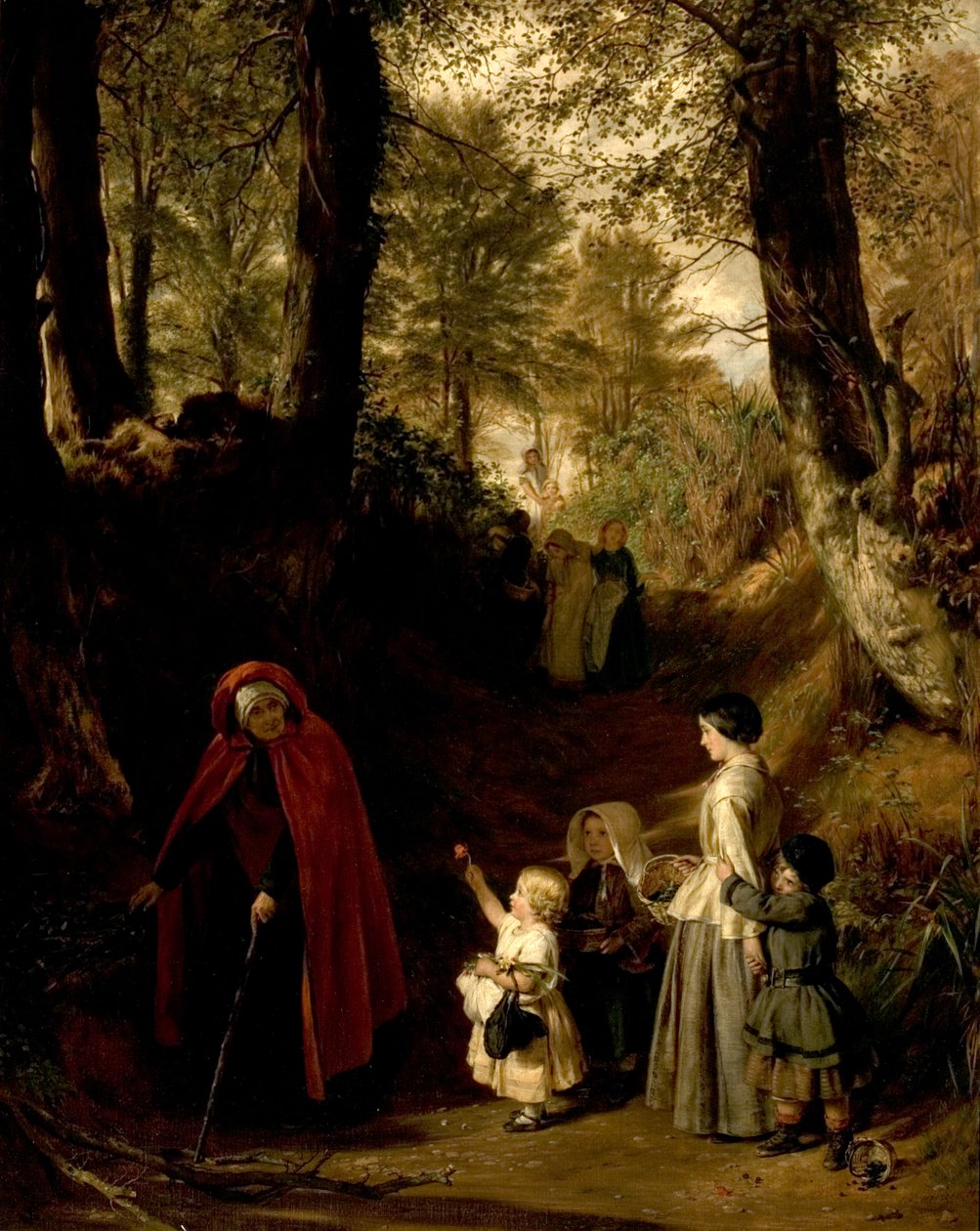 Ungdom og Alder, 1857 af John Callcott Horsley
