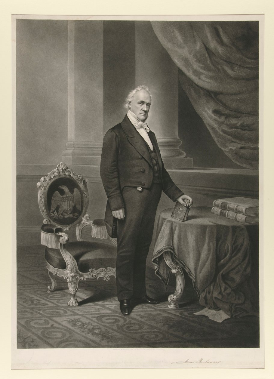 James Buchanan (Faksimile signatur) af John Chester Buttre