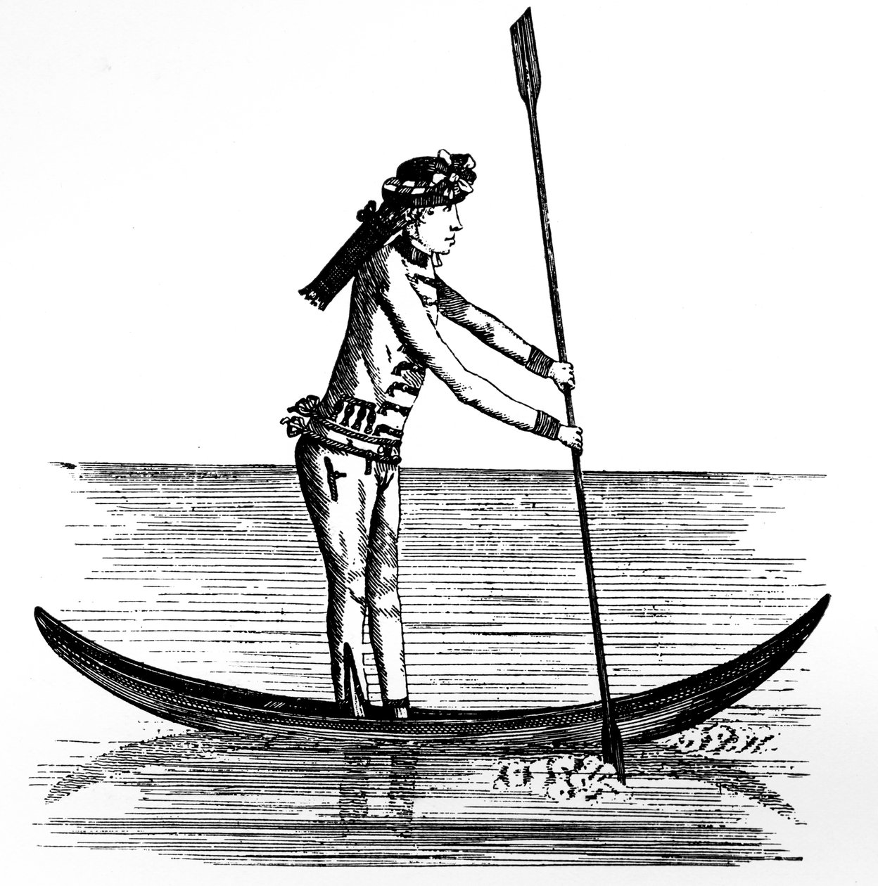 Isis makaroni, 1772 af John Collet