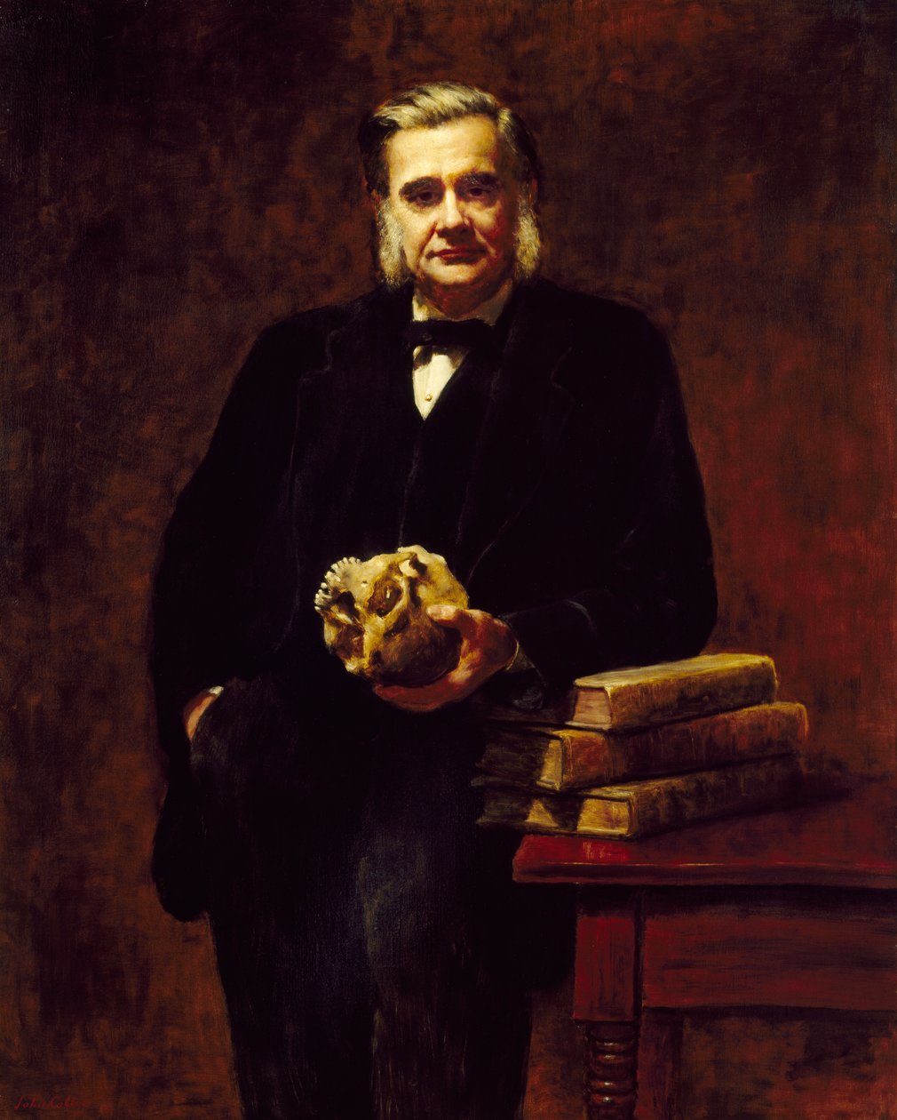 Thomas Huxley (1825-95) 1883 (olie på lærred) af John Collier