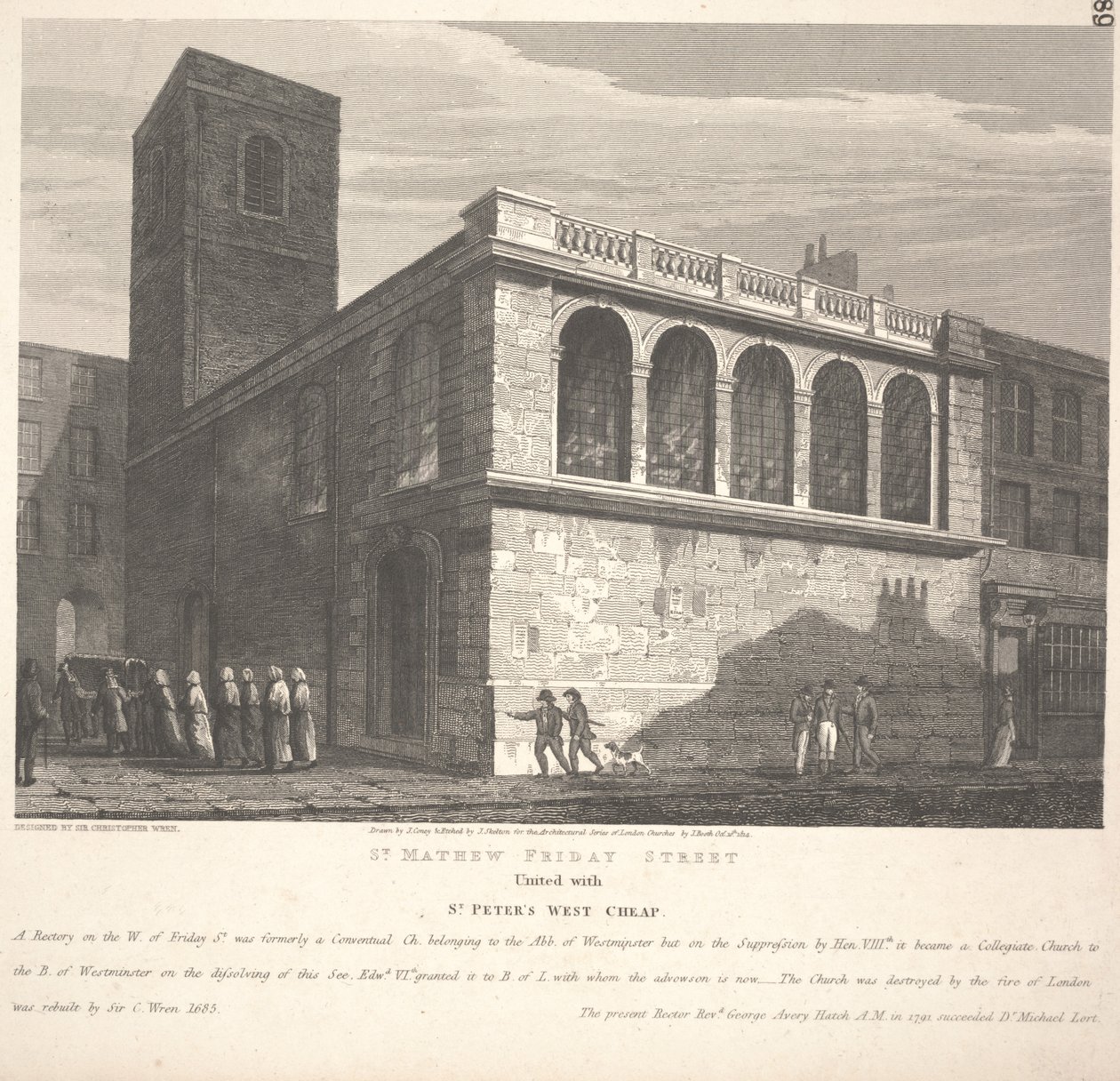 St. Matthew Friday Street af John Coney