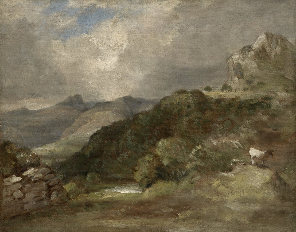 Bow Fell, Cumberland, 1807 af John Constable
