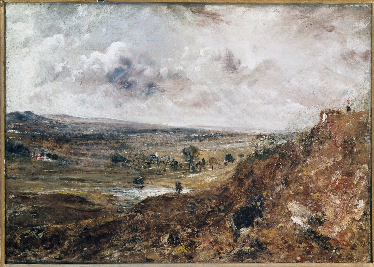 Branch Hill Pond, Hampstead (olie på lærred af John Constable