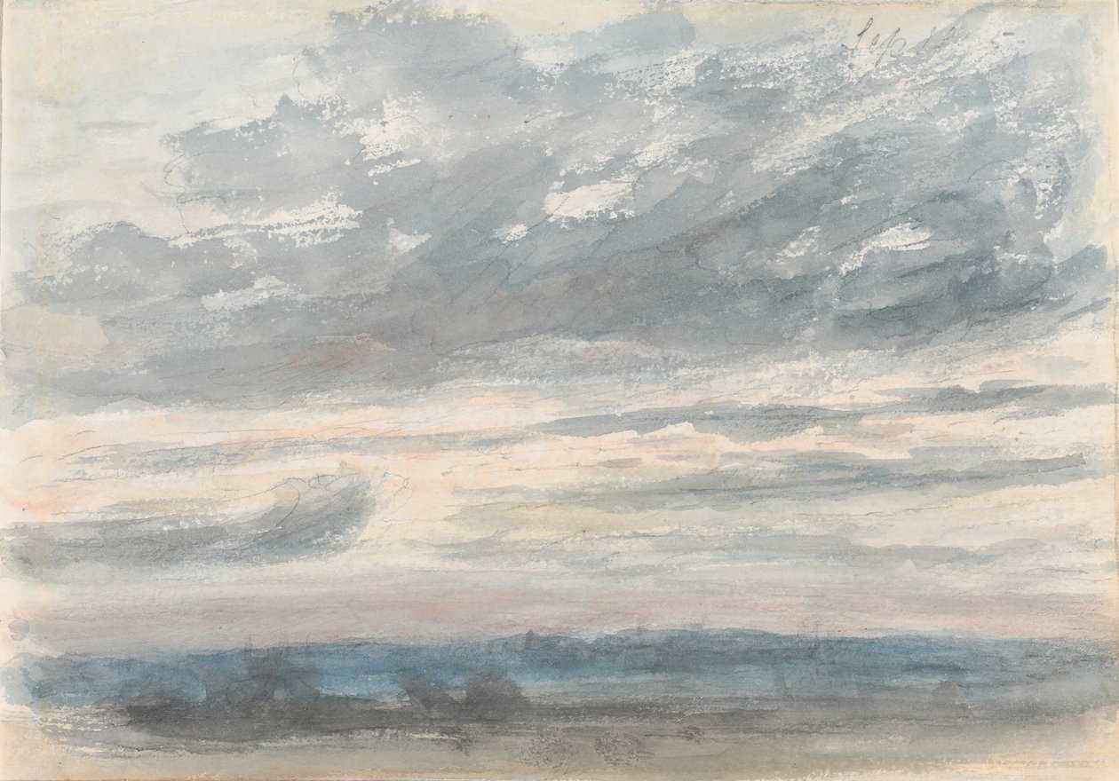 Cloud Study, 1830-35. af John Constable