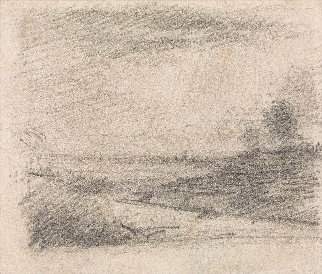 Dedham Vale fra Langham af John Constable