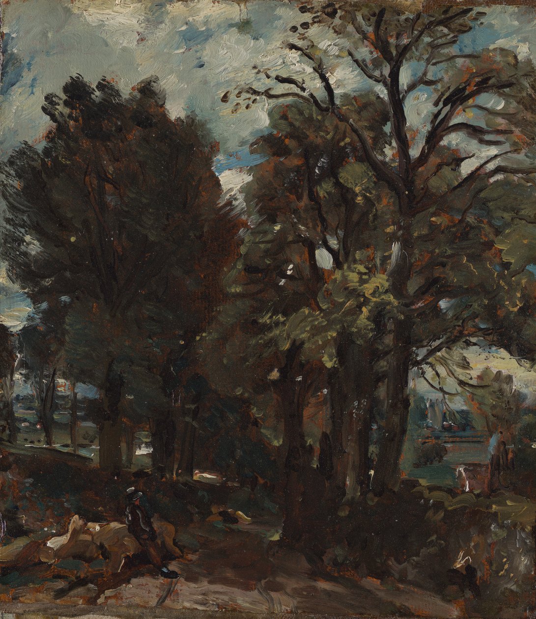 Fen Lane, East Bergholt af John Constable