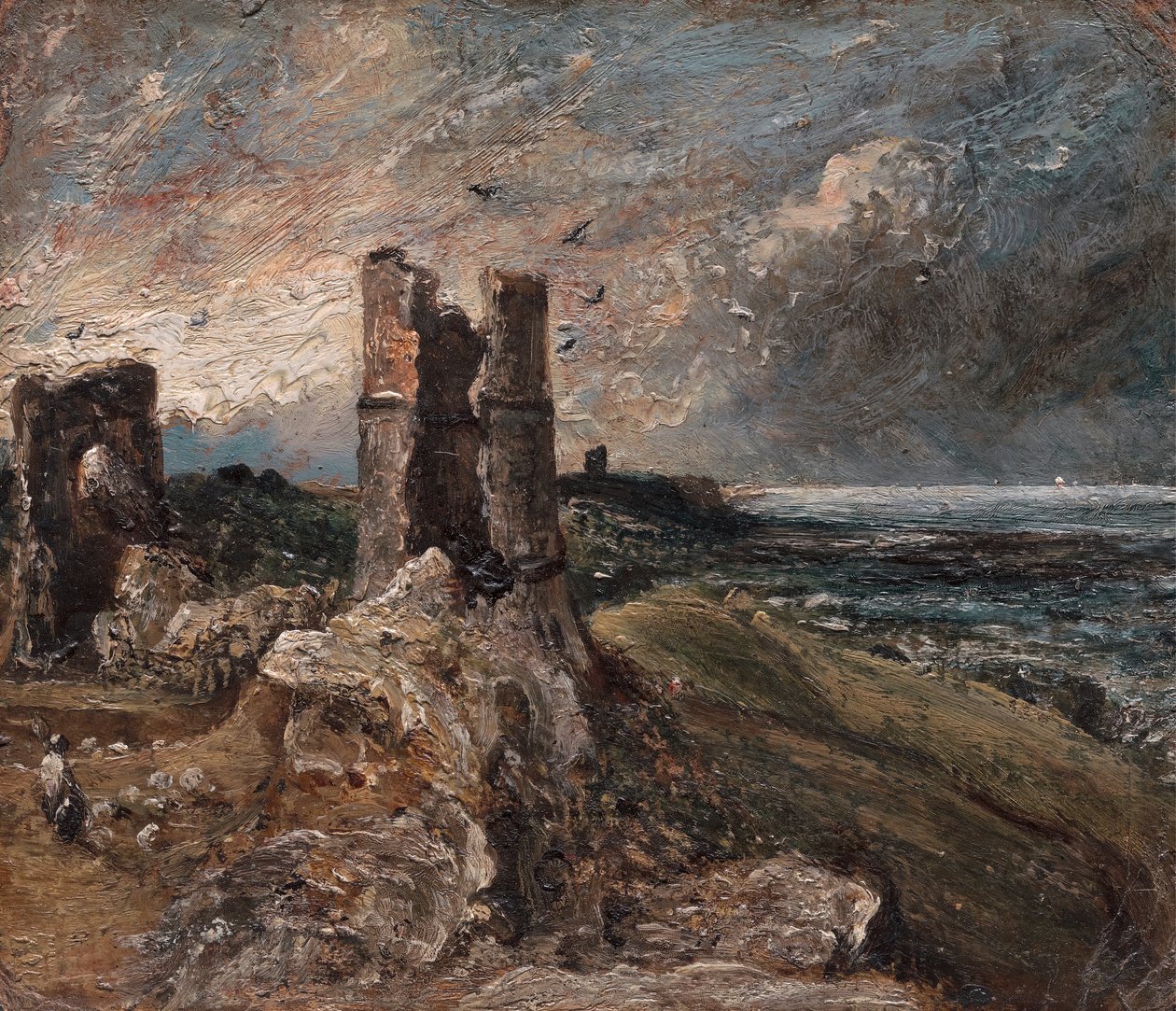 Hadleigh Castle, 1828 til 1829. af John Constable