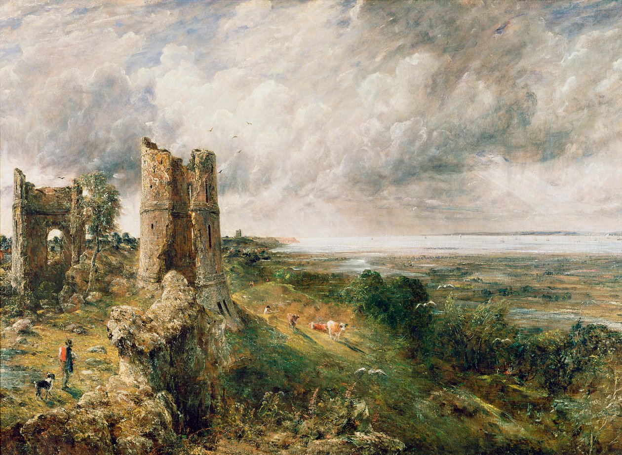 Hadleigh Castle, 1829 af John Constable