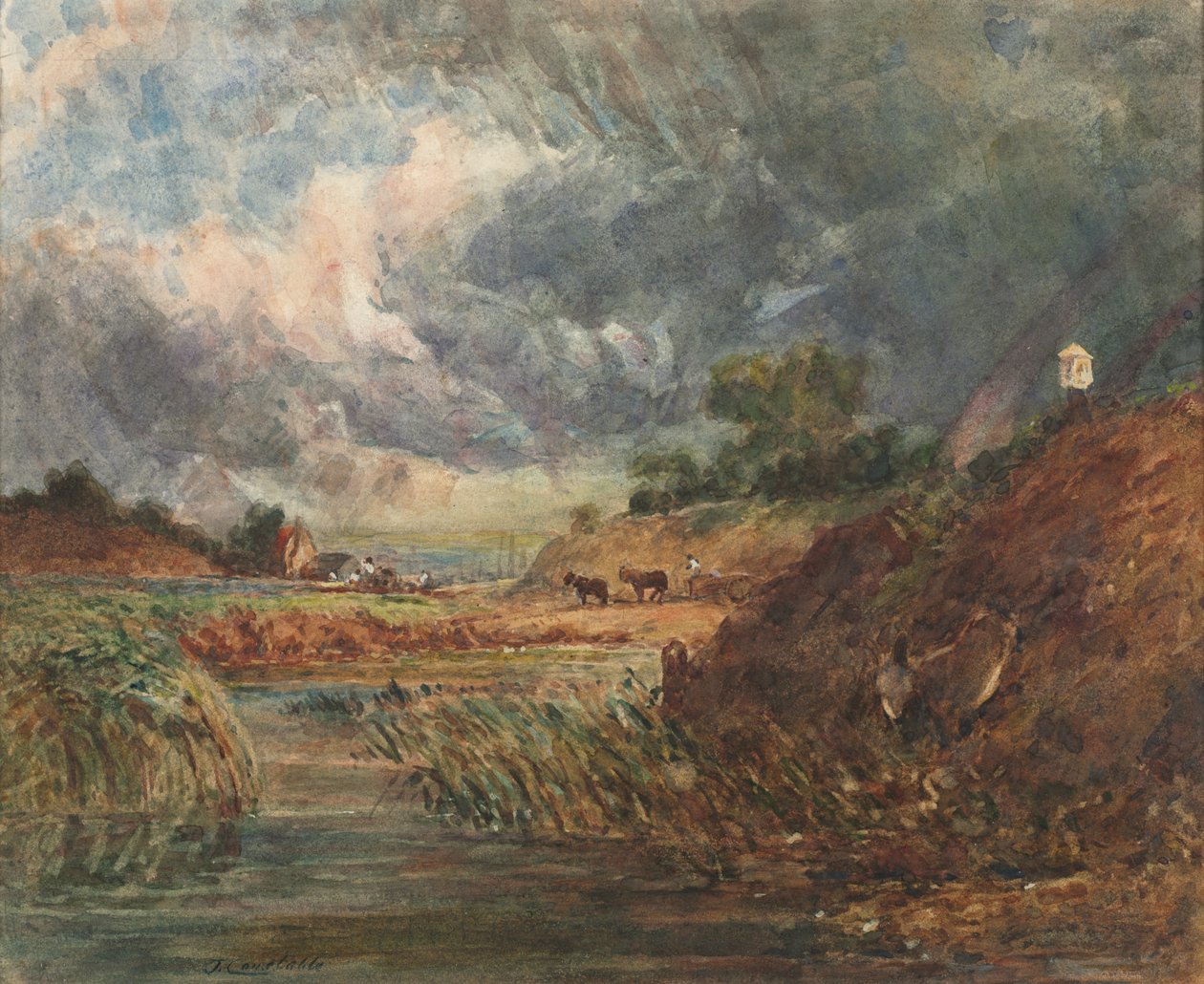 Hampstead Heath af John Constable