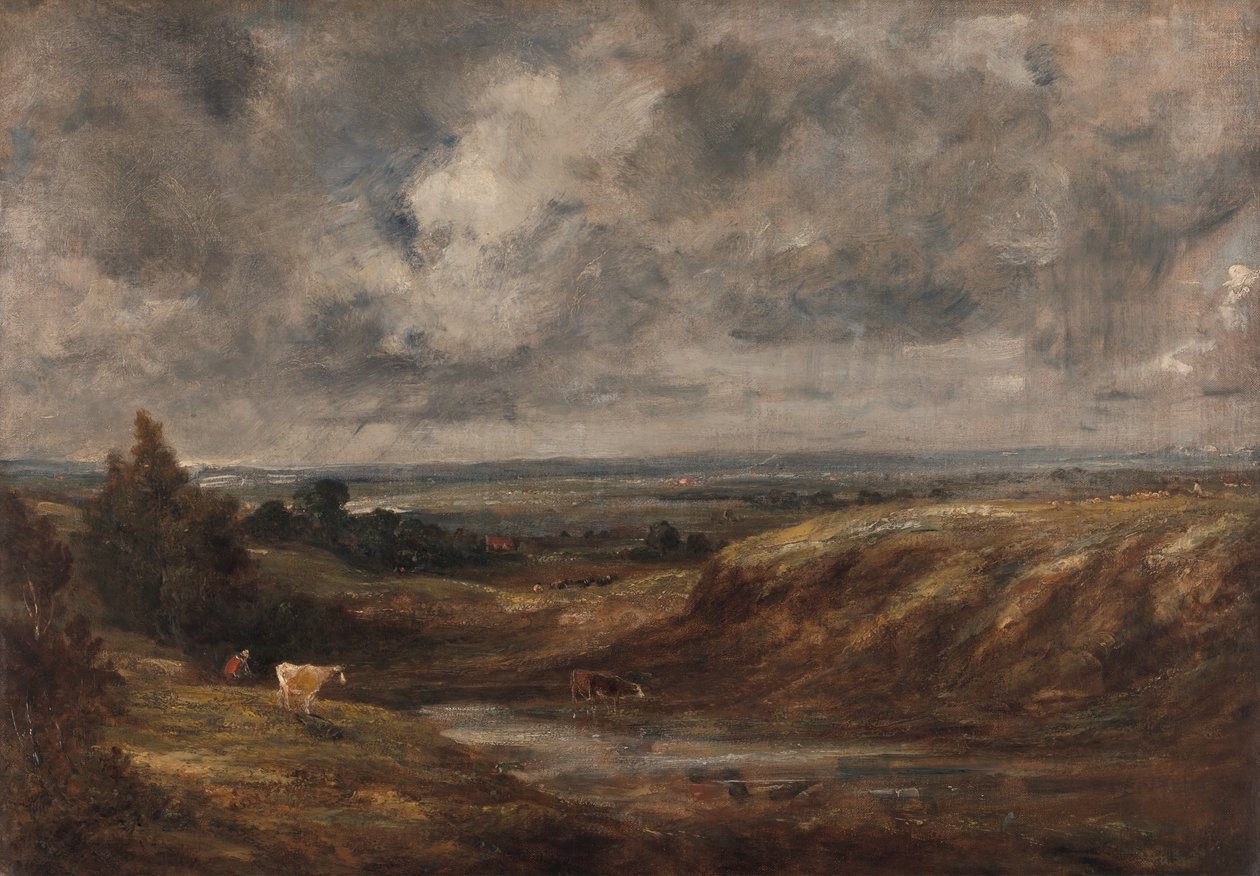 Hampstead Heath, 1825 til 1830. af John Constable