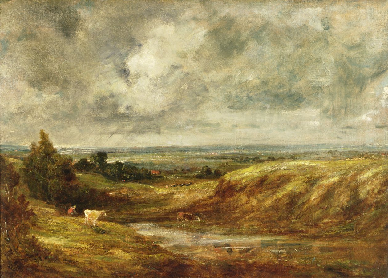 Hampstead Heath, ca. 1825-30 af John Constable
