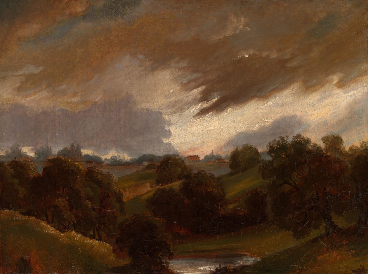 Hampstead, Stormy Sky af John Constable