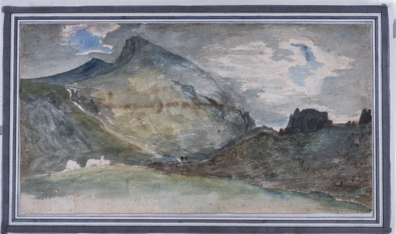 Hellvellyn, 1806 af John Constable