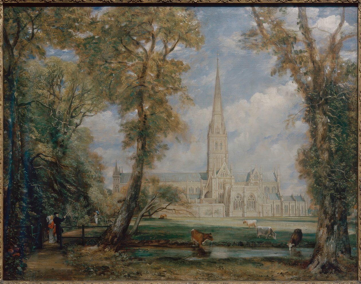 Salisbury katedral af John Constable