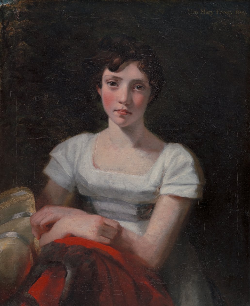 Mary Freer, 1809. af John Constable