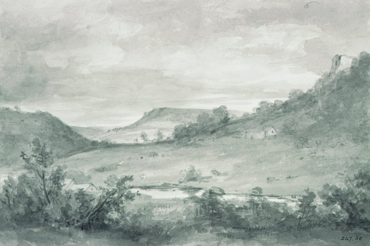 Matlock høj Tor af John Constable