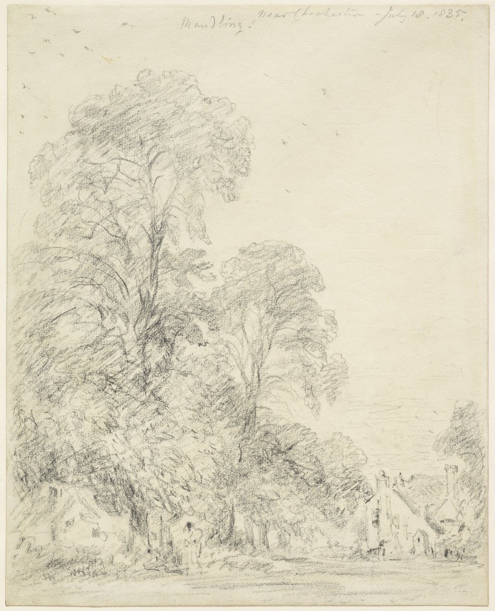 Maudlin, nær Chichester, 18. juli 1835 af John Constable