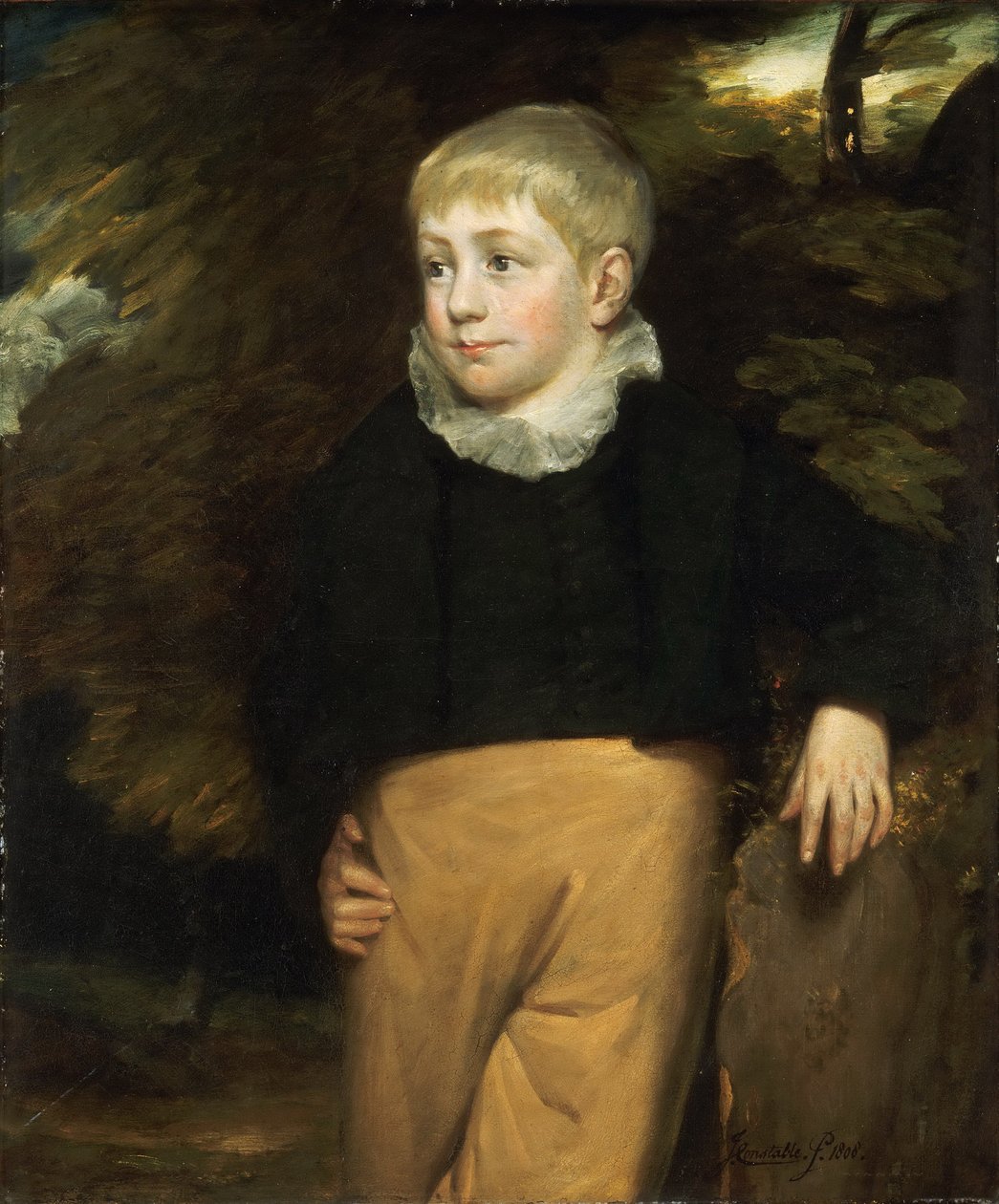Portræt af Master Crosby af John Constable