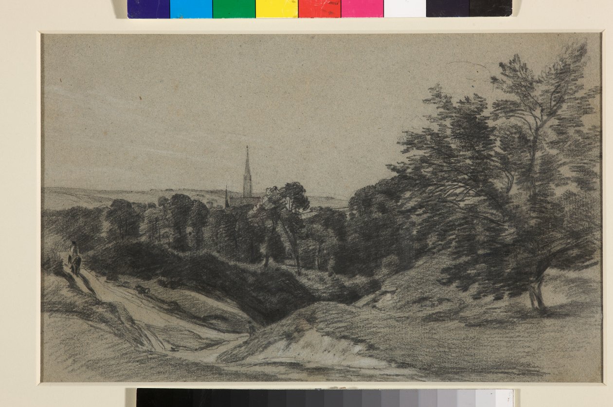 Salisbury-katedralen fra Old Sarum af John Constable