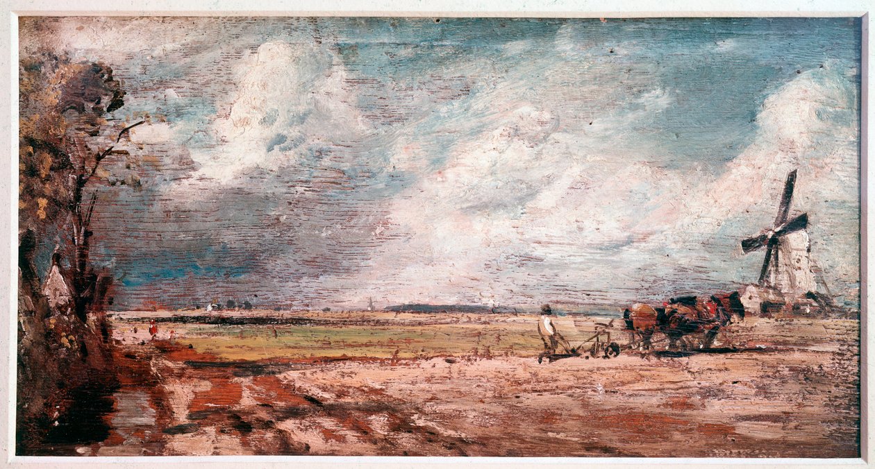 Forår i East Bergholt, England (Maleri af John Constable