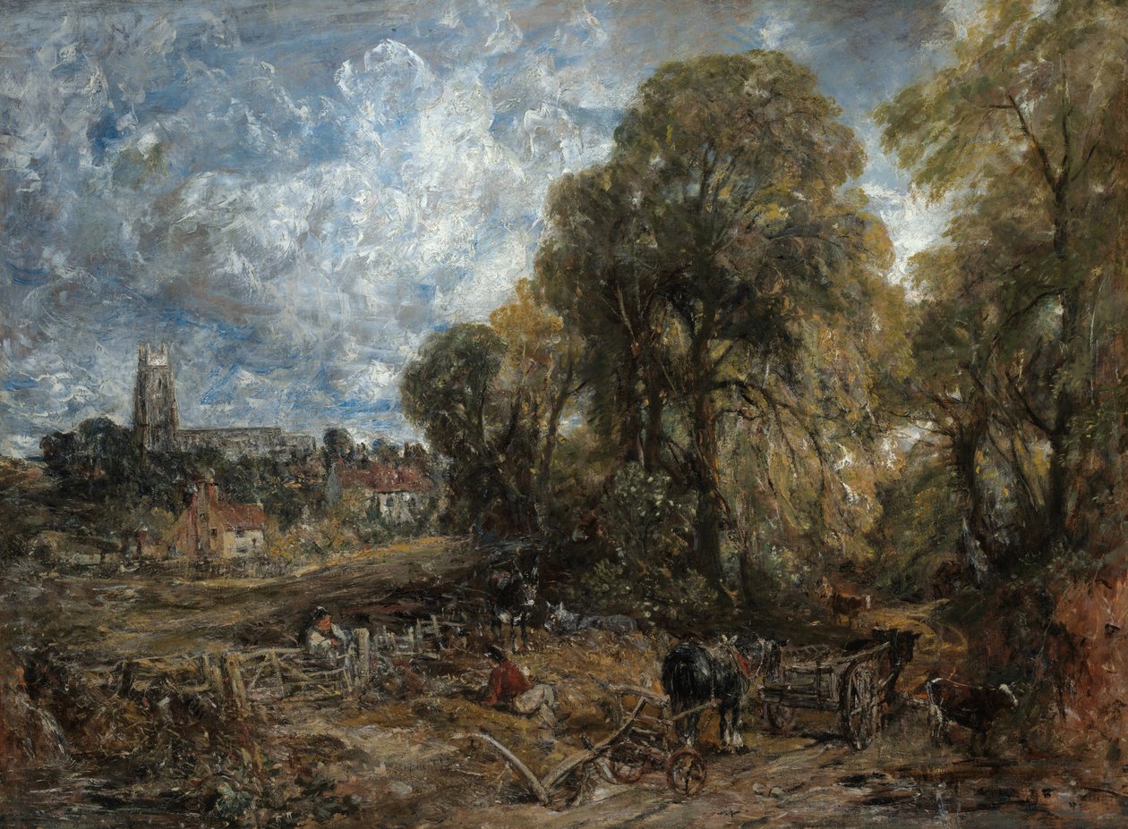 Stoke-by-Nayland af John Constable