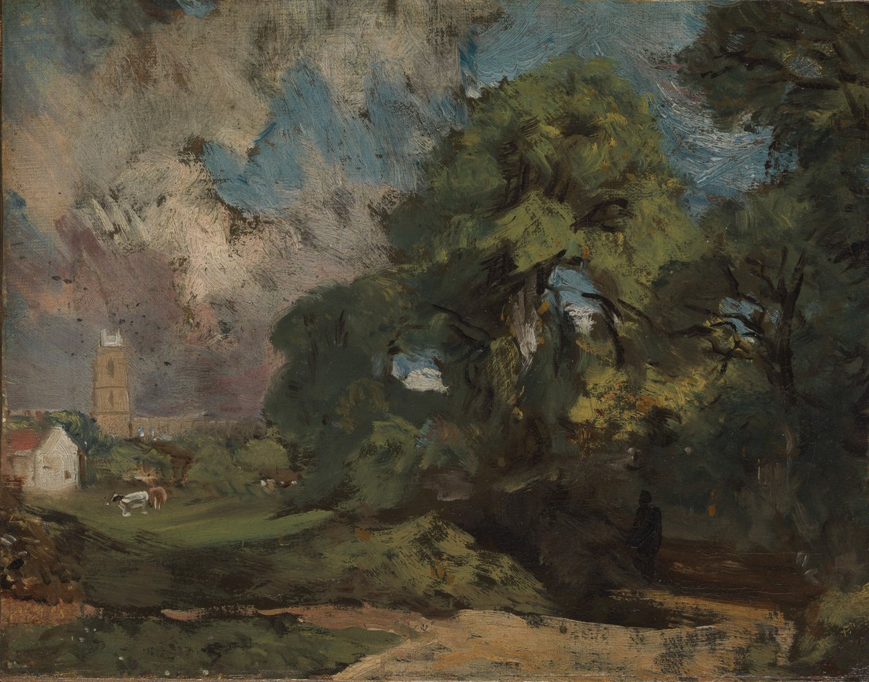 Stoke-by-Nayland, ca. 1810-11 af John Constable