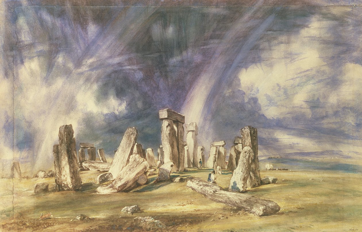 Stonehenge, 1835 af John Constable