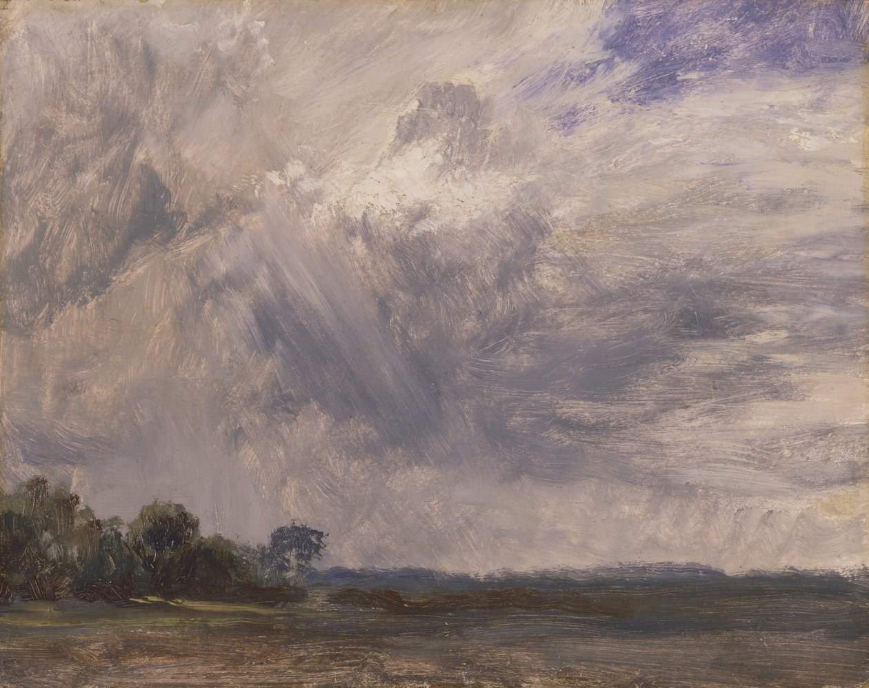 Studie af en overskyet himmel af John Constable