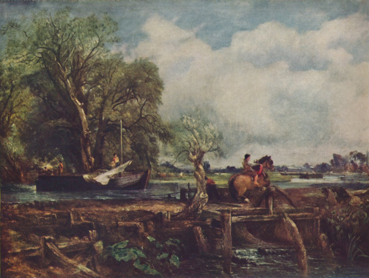Den springende hest, 1825, c1950. af John Constable