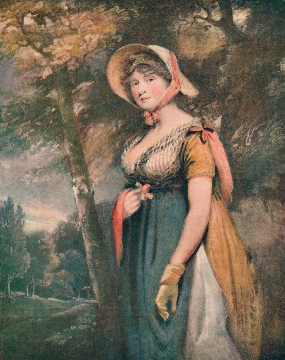 The Right Honorable Lady Louisa Manners, c1821 af John Constable