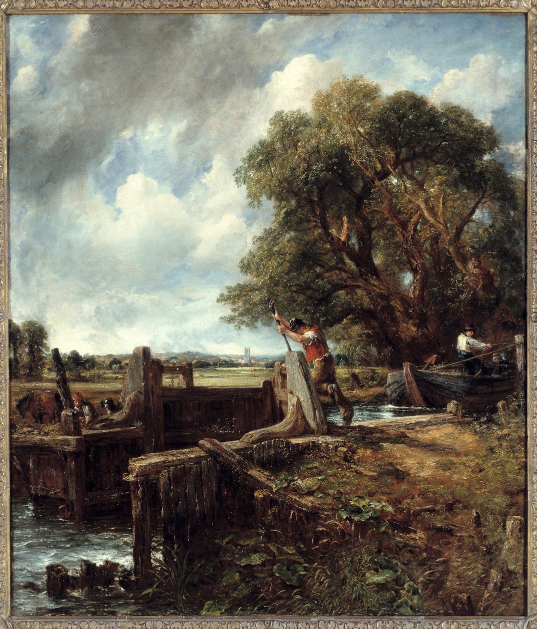 Låsen. Maleri af John Constable (1776-1837) af John Constable