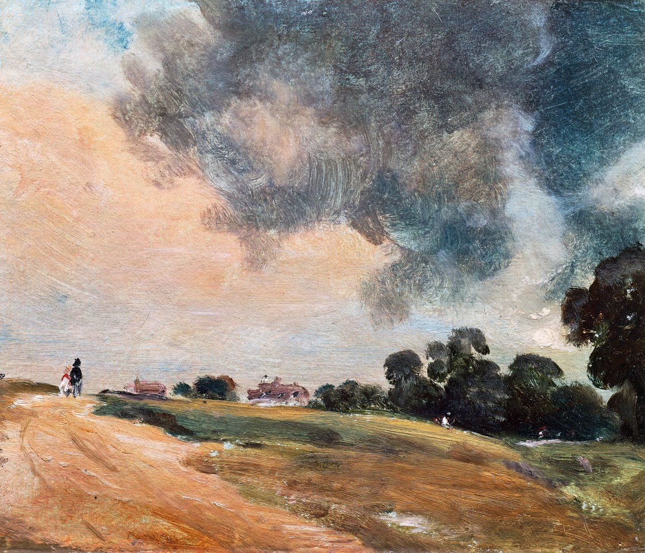 Udsigt til Hampstead, ser ret øst af John Constable