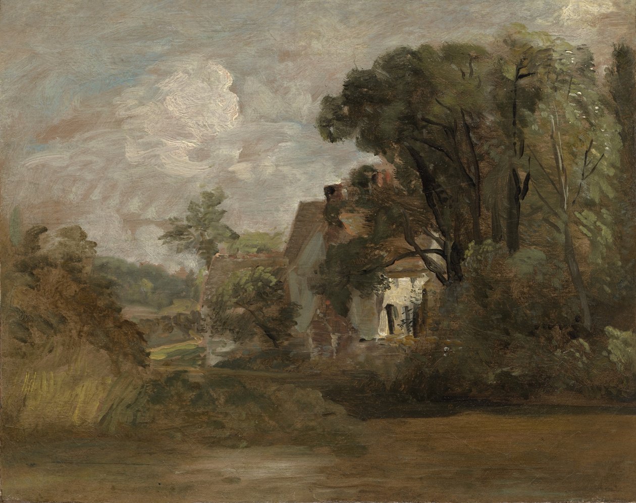 Willy Lotts hus, ca. 1812-13 af John Constable