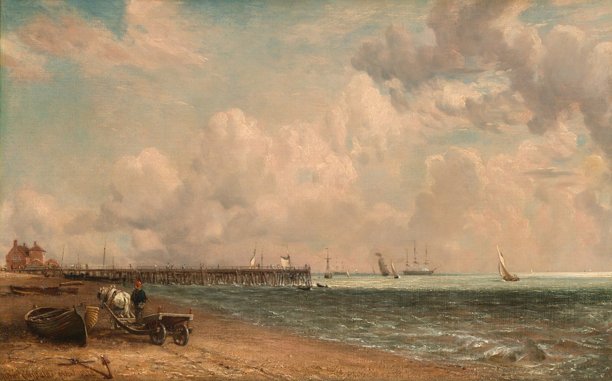Yarmouth Jetty af John Constable