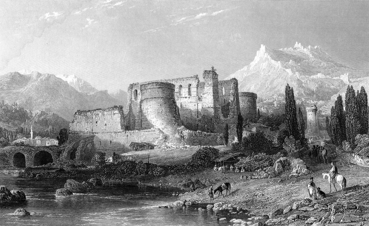 Pergamos, 1800-tallet. af John Cousen
