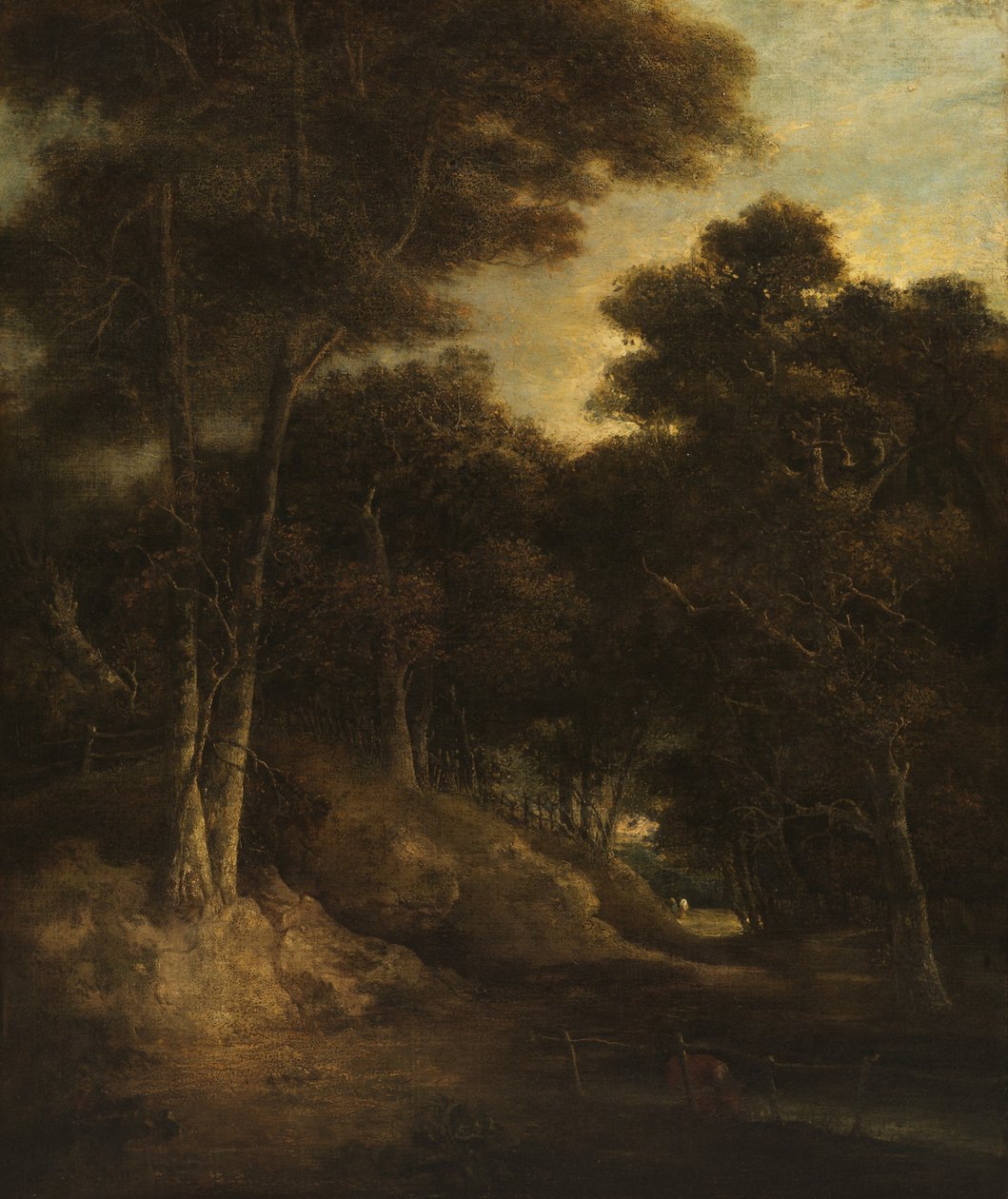 Landskab - Edge of a Wood, c.1800-20 af John Crome