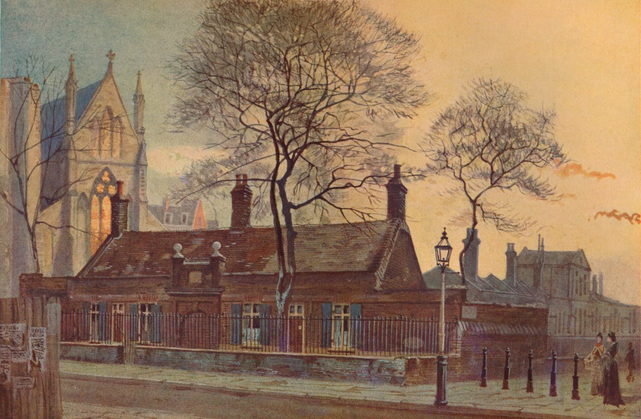 Butlers Almshouses, Westminster, London, 1879 1926 af John Crowther