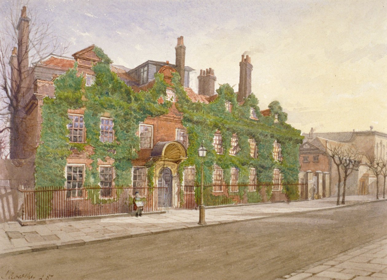 Fairfax House, High Street, Putney, London, 1887 af John Crowther