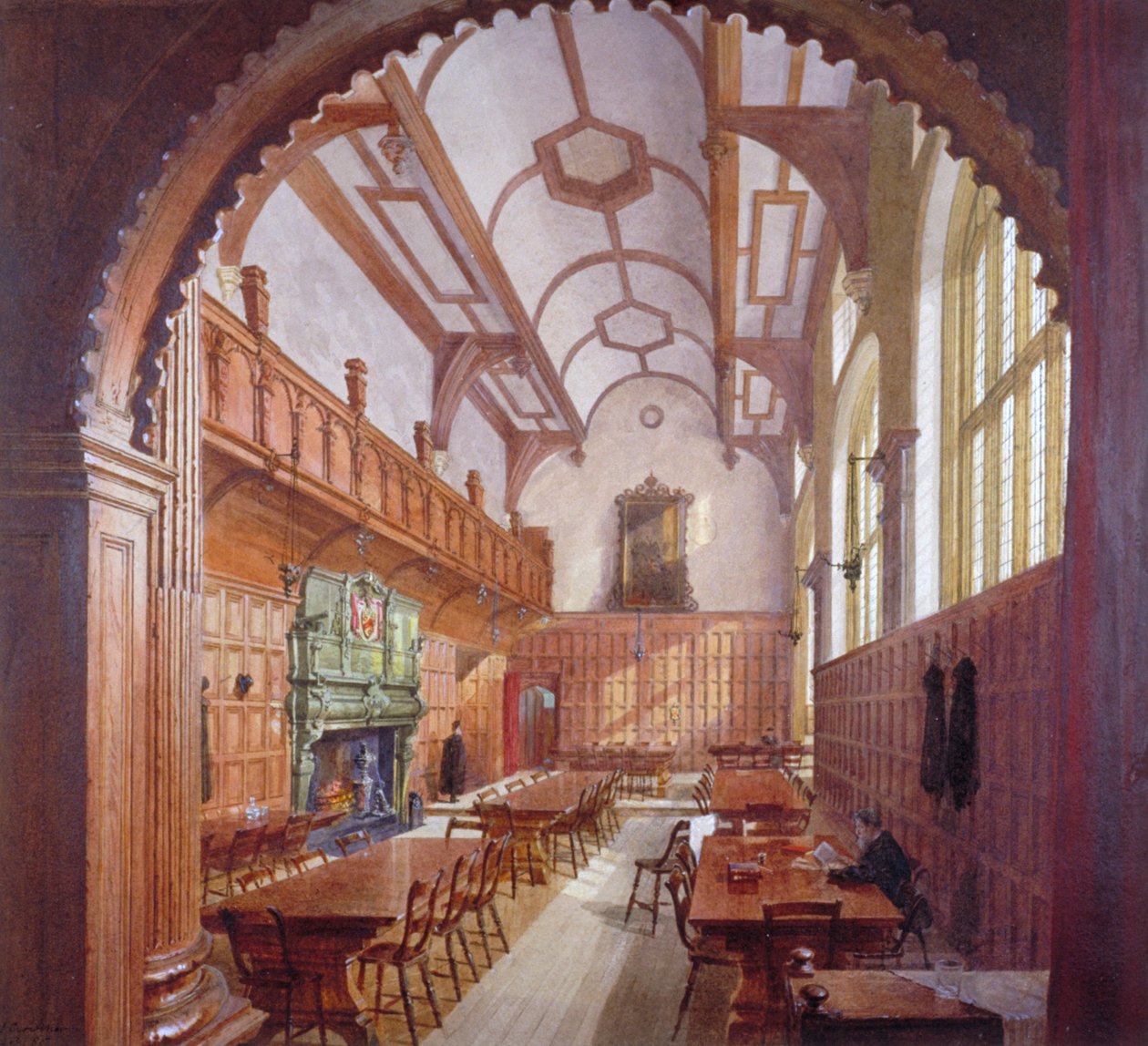 Great Hall, Charterhouse, London, 1885 af John Crowther