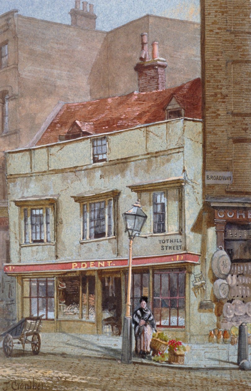 No 1 Tothill Street, Westminster, London, c1880. af John Crowther
