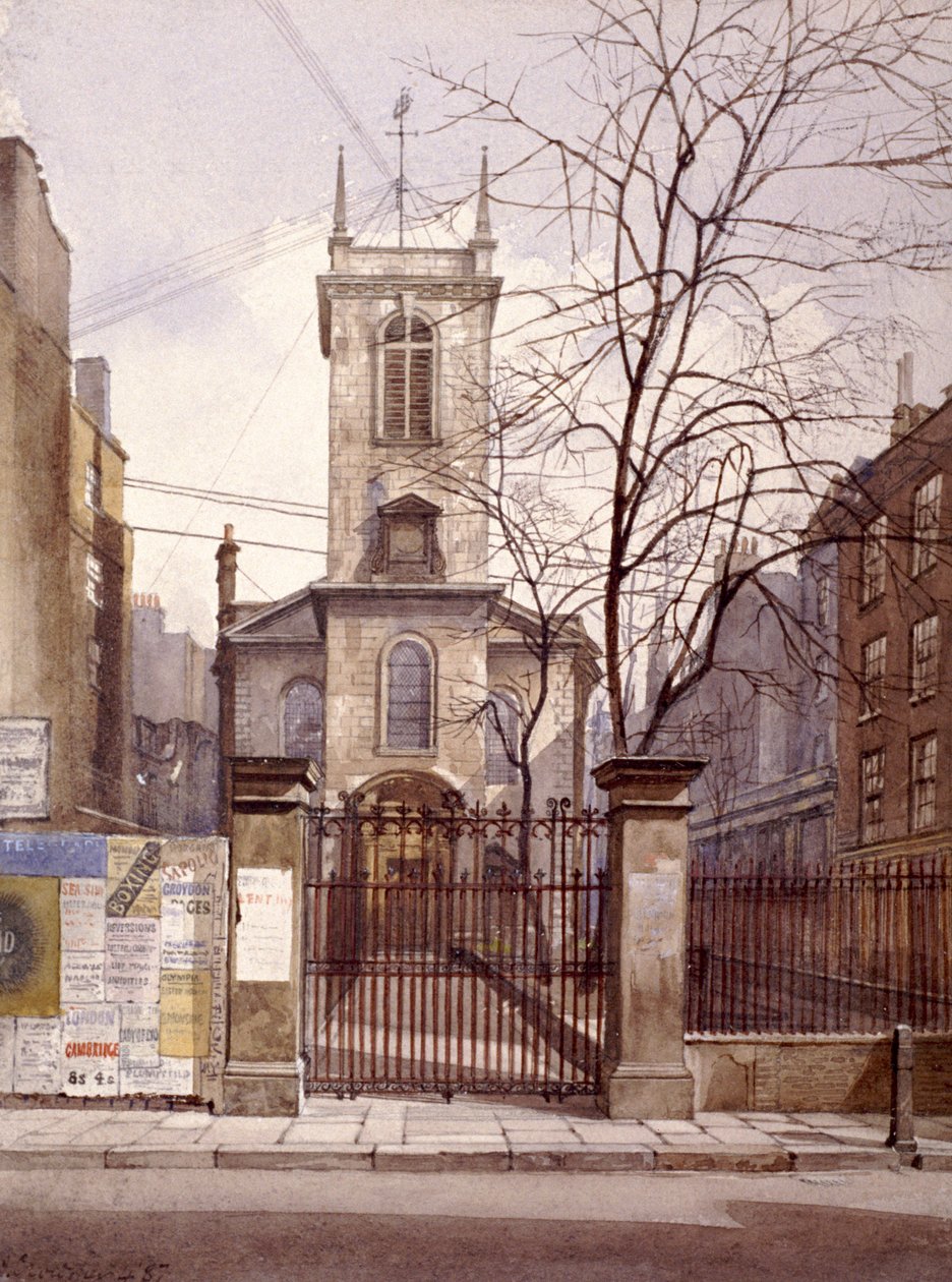 St Olave Jewry, London, 1887 af John Crowther