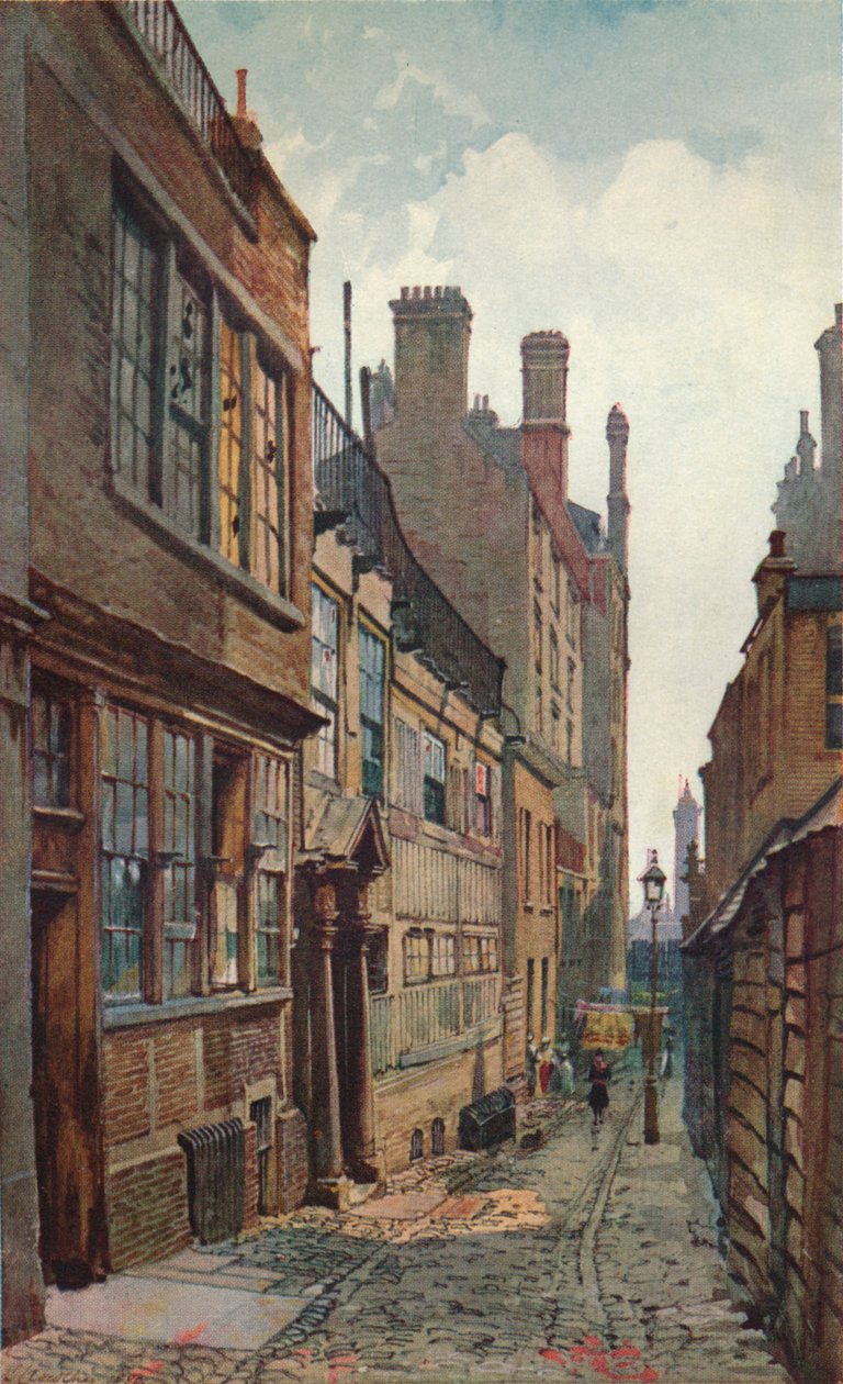 Strand Lane, Looking Towards The River, 1926 af John Crowther