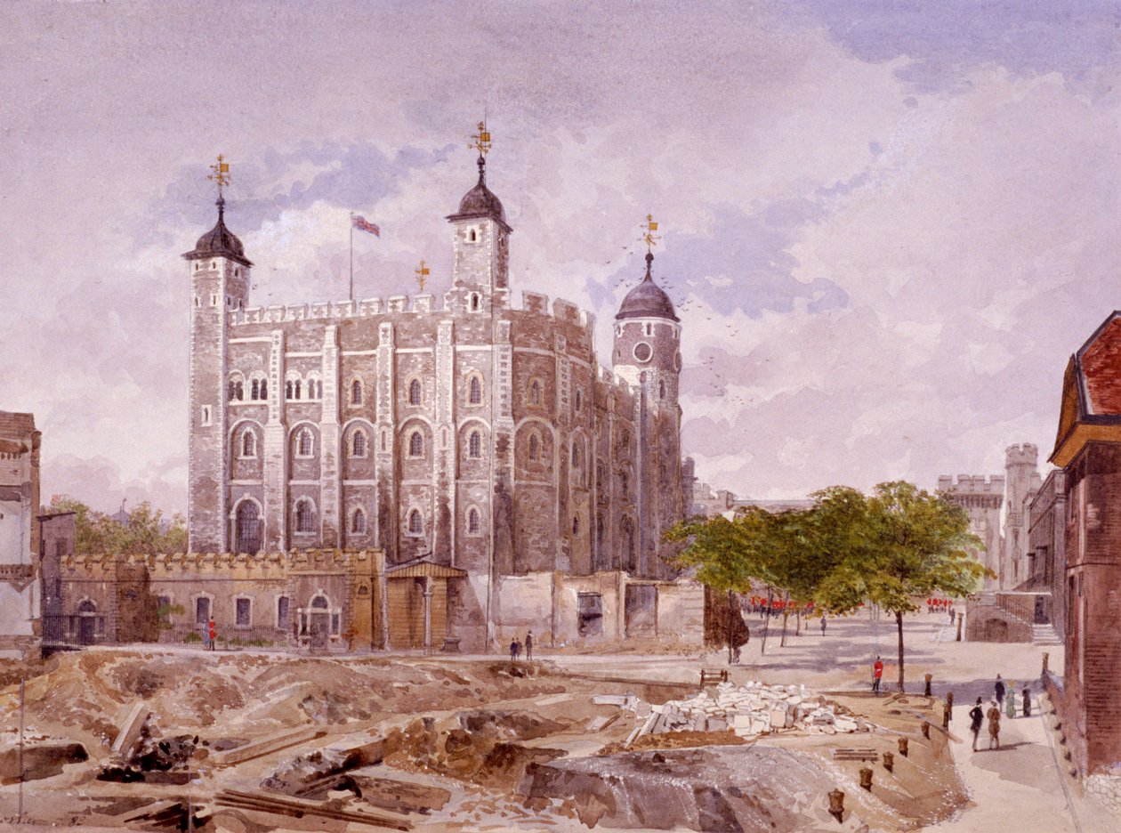 Tower of London, London, 1883 af John Crowther