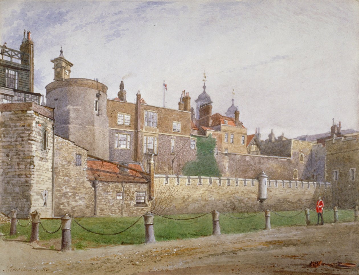 Tower of London, Stepney, London, 1883 af John Crowther