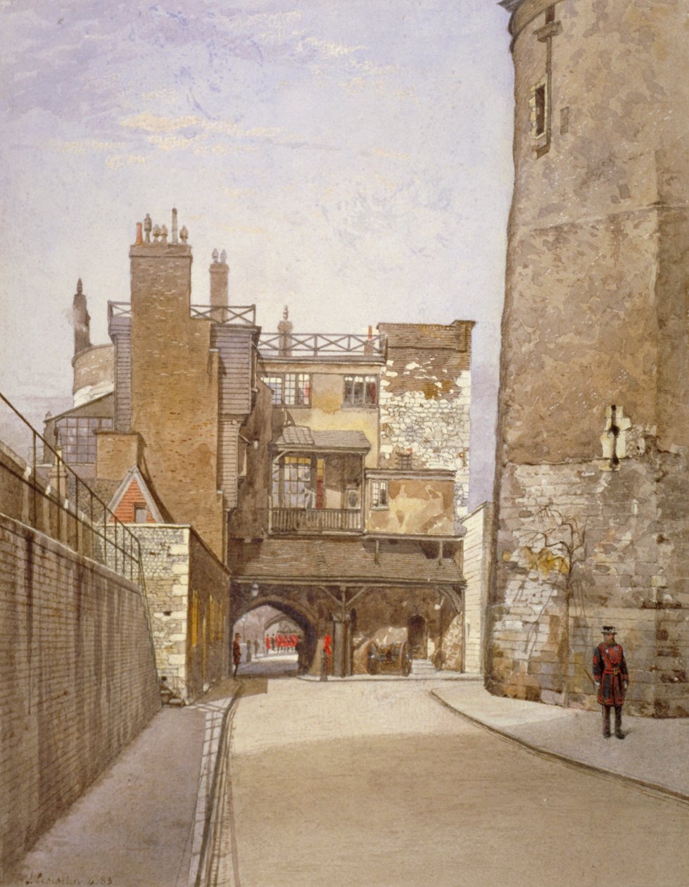 Tower of London, Stepney, London, 1883 af John Crowther