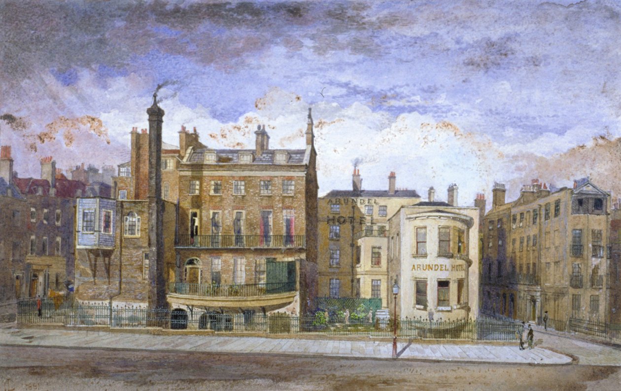 Victoria Embankment, Westminster, London, 1881 af John Crowther