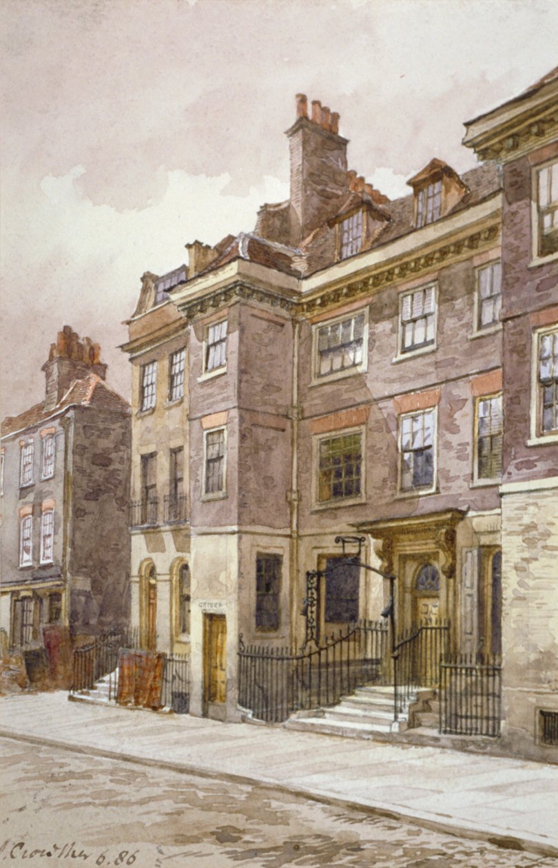 Udsigt over Mansell Street, London, 1886 af John Crowther